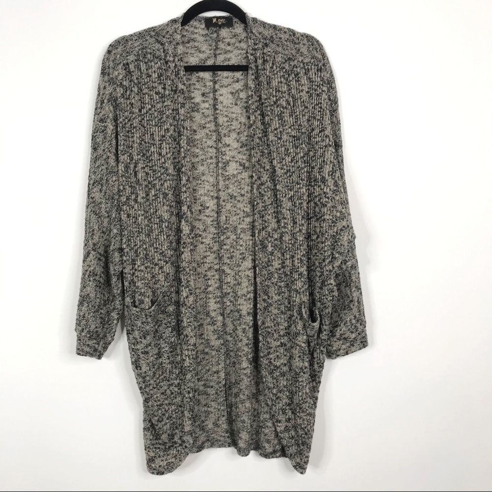 Meritt Boutique Long Open Front Cardigan Sweater S